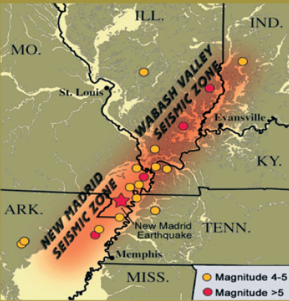 New Madrid & Wabash Valley Seismic Zones