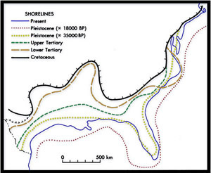 Ancient shorelines in Mid America - NOAA