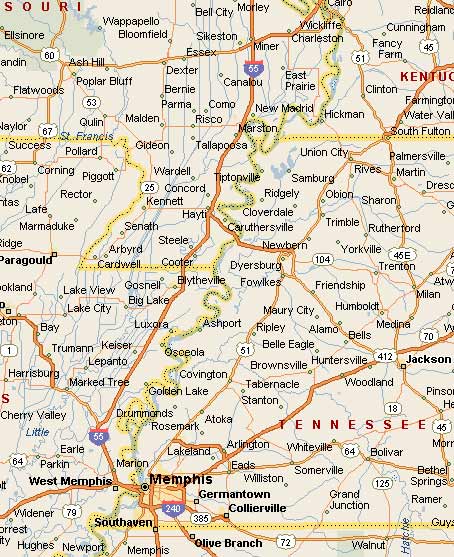 map Cairo to Memphis 