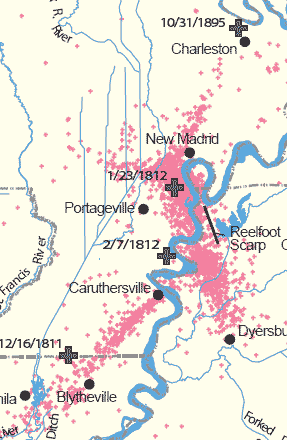 NEW MADRID FAULT Intro: Site Map