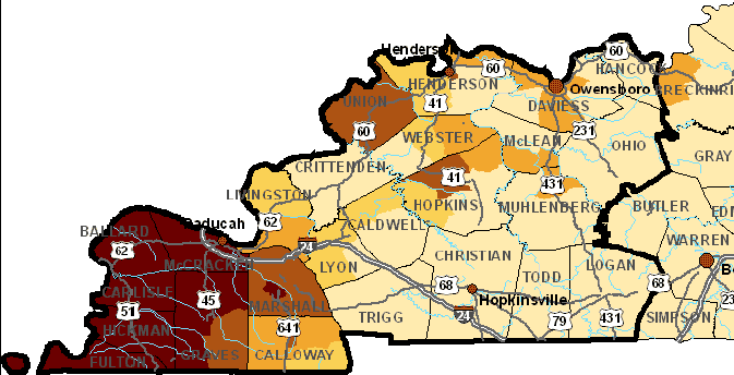 louisville ky time zone map